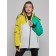 Ski jacket female, size 42, yellow color