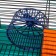 The cage for rodents "Pigzon" No. 4, with a floor, equipped, 37x26x18 cm, turquoise