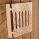 Layer wooden corner flat "Russian patterns" 29.5x27.5x6 cm