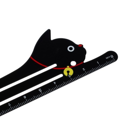 Metal steel line (spring stainless) 15 cm Devente Cat, black-2