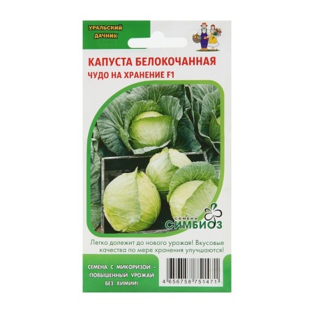 White cabbage seeds "Miracle for storage" F1, 0.3 g