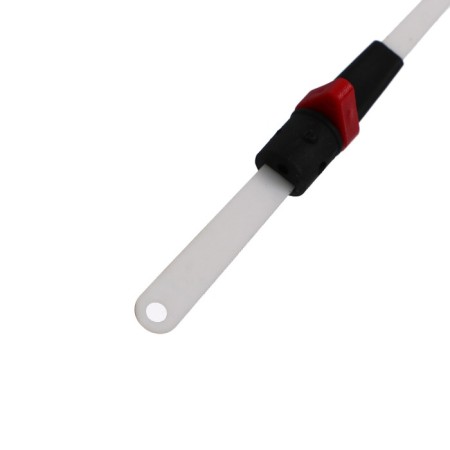 Fishing rod winter balalaika with a guard, black lightish color, HFB-37X-6