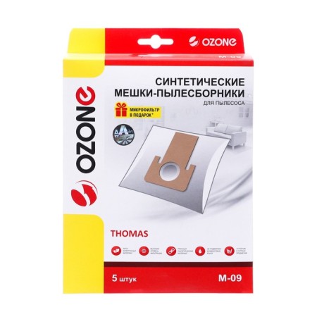 M-09 Ozone Semlines synthetic for a vacuum cleaner, 5 pcs-1
