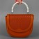 Handle for a bag, metal, pearl beads, for a puncture, 12.5 × 9 × 1.2 cm, white/silver color