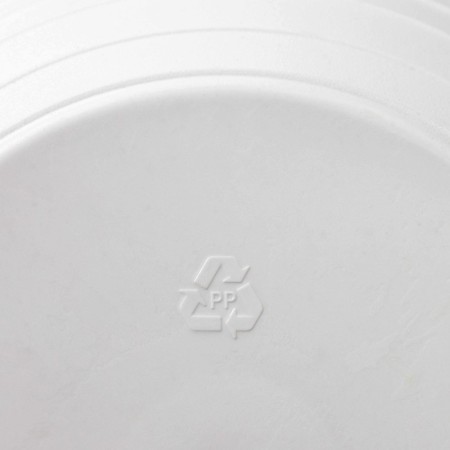 Flower pot "Japan" 1.2 l, white color-3