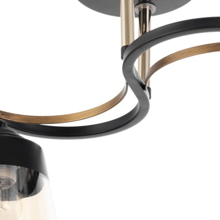 Rory chandelier 2he27 40W black 40x40x28 cm-6