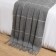 Oslo blanket, 140x200 cm, Oslo Battle Wild Dove White, New Zealand wool