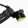 Battery voluntary flashlight, 5W, 1200 mAh, 120 lm, 2 modes, laser, 5 x 6.5 cm, green