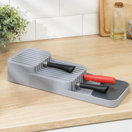 A tray for knives and cutlery Harm, the color is gray-3