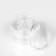 Set of glass mills, 80 ml, 2 pcs, the color is transparent