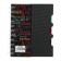 Notepad on the crest A6, 100 sheets, line, plastic cover, with graffiti dividers, mix