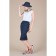 Women's skirt, size 42, blue color