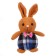 Soft toy "Bunny", on a suction cup, species mix