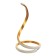 Bulbed lamp 16607/1GD LED 6W gold 19.5x19.5x35 cm Risalux