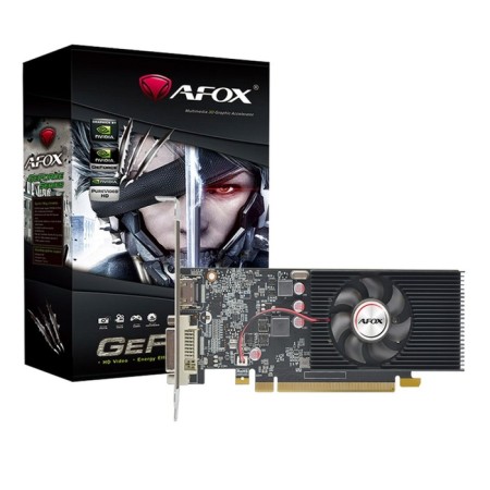 Video card Afox GT1030, 2GB, 64BIT, GDDR5, DVI, HDMI, HDCP