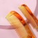 Set of comb, 2 items, 16.5 cm, color "amber"