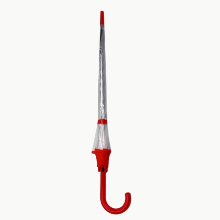 Umbrella - a semiautomatic “style” cane, 8 spokes, r = 51 cm, red color-7
