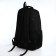 Young backpack from textiles with a zipper, 4 pockets, black/green color