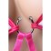 Candy Girl Hound costume, 5 items, OS size, white-pink color