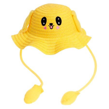 Panama "Cute Bunny", ears rise p. 52-54 yellow color-3