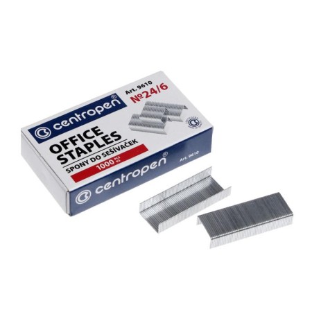 Staps for stapler No. 24/6 Centropen, 1000 pcs.