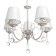 Chantal chandelier 5x40W E14 white+gold 58x58x50 cm Bayerlux