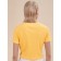 Crop top female Pelican, size 50, yellow color