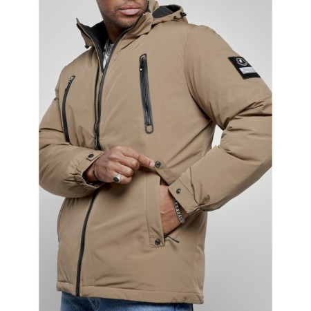 Sports male winter, size 58, beige color-11