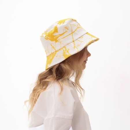 Panama Children's Minaku "Tai-Dai", white/yellow color, rn 54-1