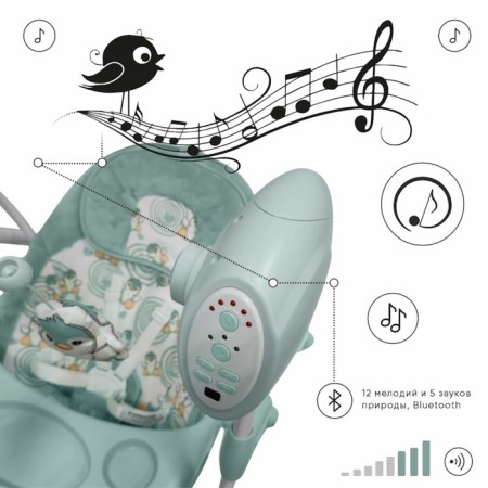 Electric rolls Sweet Baby Lila Pinguino, 2 in 1, green color-6