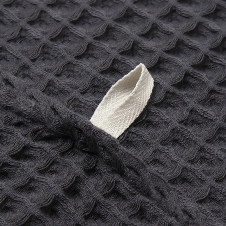 Wafer Boin Boho Boho Boil towel 45*90 cm, col. dark gray, 100% HL-1