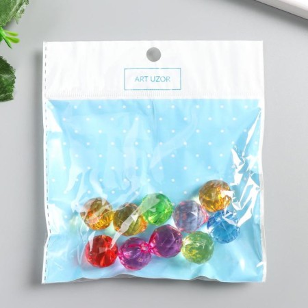 Set of decor for creativity Plastic "Crystal-Treasure" Color set 20 g 1.8x1.7x1.7 cm-2