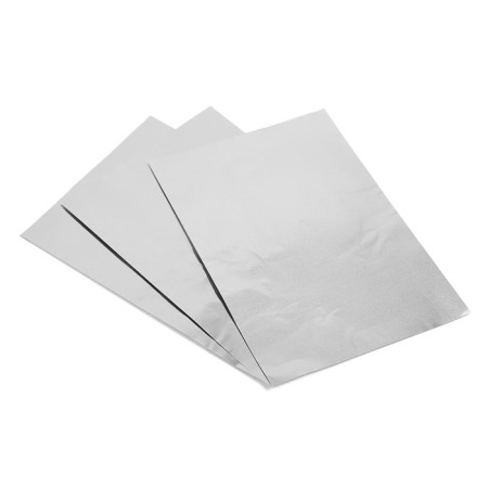 A4 minting foil, 3 sheets, silver, in folder-1
