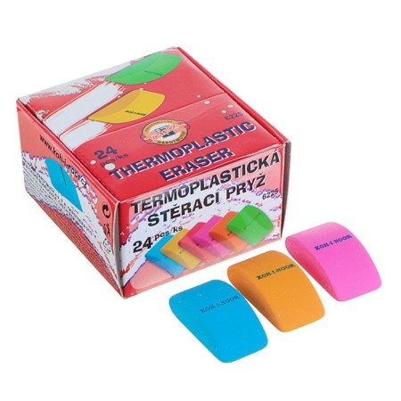 Lastik Koh-I-Noor 6225/24, plastic, color, mix