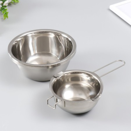 Set for melting candles 480 ml stainless steel 2 items-1