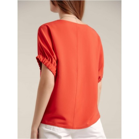 Women's blouse CONTE ELEGANT, size XL, Coral color-1