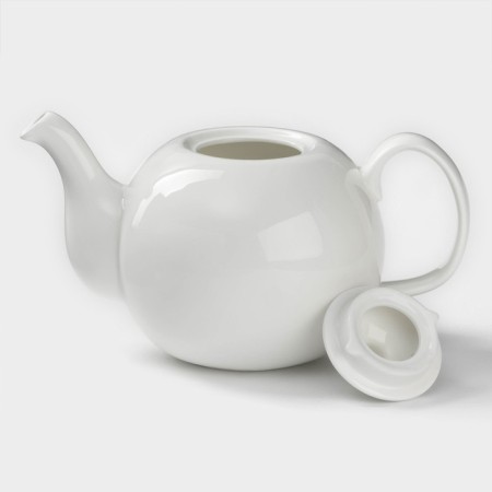 Teapot porcelain harbor Wilmax Olivia "Classics", 1.1 l, color white-3