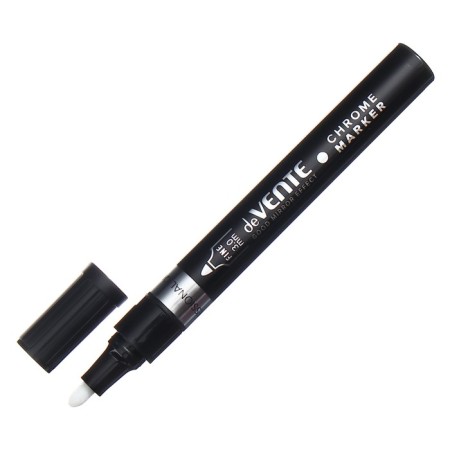 Permanent marker 3 mm, DEVENTE. Chrome, bullet, mirror chrome-5