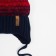 Hat for a boy, red color, size 44-47 cm