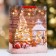Laminated vertical "New Year tree", XL 43 x 55 x 15
