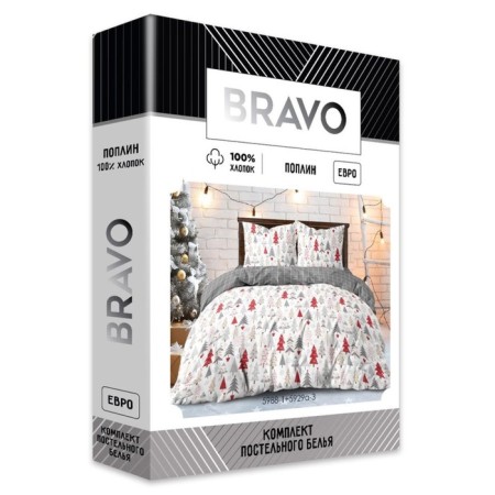 Bed linen euro, size 215x240 cm, 215x220 cm, 70x70 cm - 2 pcs-5