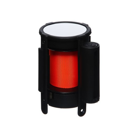 Cassette with an exhaust tape - 180 cm, height - 11 cm, width - 48 mm, orange