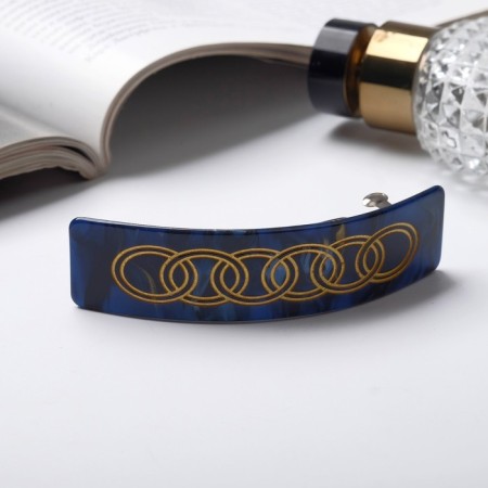 Halfish hair clip "Ophelia" Rings, 9 cm, mix
