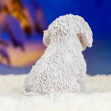Garden figure "Puppy of the Westhelend Terrier" 14x11cm-5