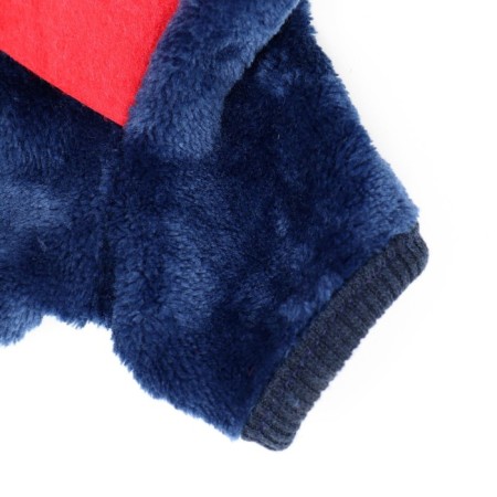 Akula overalls with a hood, size S (DS 25 cm, OG 35 cm, Osh 25 cm), blue-9