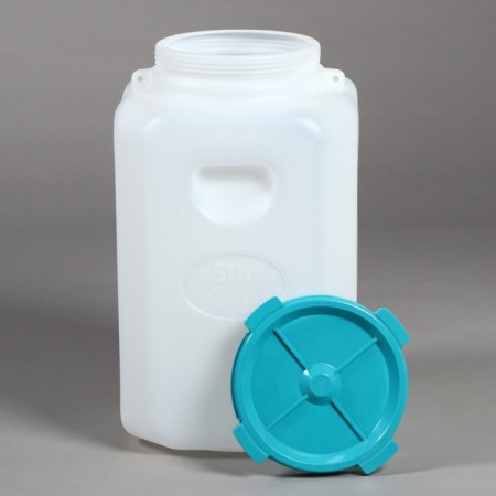 Food barrel, 50 l, neck 21.5 cm, with a lid-1