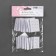 Flasp for a bra, 3 rows 3 hooks, 4.6 × 2.7 cm, 4.6 × 5 cm, 10 pcs, white color