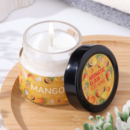 Aromatic candle in the Bank "Mago Marakuya", owl wax, 80 g