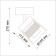 Over lamp, 20W LED, 4000K, 1600LM, Black Black Corps color/Smoky