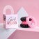 Hair gum springs Girl Boss, 4 pcs, diam 3.5 cm